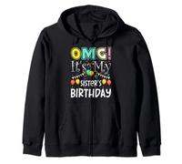 OMG! It's My Sister's Birthday Cool Party Zip Hoodie
