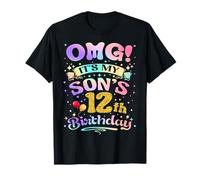 OMG It's My Son's 12th Birthday Happy 12 Years Old T-Shirt