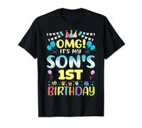 OMG It's My Son's 1st Birthday Sweet 1 Years Old T-Shirt