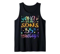 OMG It's My Son's 55th Birthday Sweet 55 Years Old Tank Top