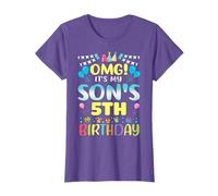 OMG It's My Son's 5th Birthday Sweet 5 Years Old T-Shirt
