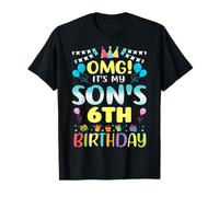 OMG It's My Son's 6th Birthday Sweet 6 Years Old T-Shirt