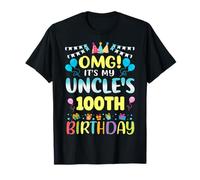 OMG It's My Uncle's 100th Birthday Sweet 100 Years Old T-Shirt