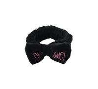 OMG Letter Bow Headbands Versatile Girls Women Wash Face Soft Turbans Elastic Hair Bands Coral Fleece Makeup Assistant Headwear(14)