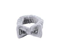 OMG Letter Bow Headbands Versatile Girls Women Wash Face Soft Turbans Elastic Hair Bands Coral Fleece Makeup Assistant Headwear(7)