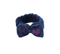OMG Letter Bow Headbands Versatile Girls Women Wash Face Soft Turbans Elastic Hair Bands Coral Fleece Makeup Assistant Headwear(10)