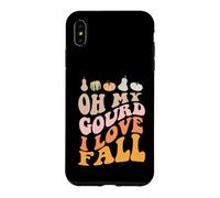 OMG OH MY GOURD I LOVE FALL Funny Autumn Leaves Meme Case for iPhone XS Max