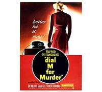 OMG Printing Alfred Hitchcocks Dial M For Murder Poster/Print/Picture Satin Photo Paper - A1-594mm x 841mm