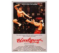OMG Printing Bloodsport Jean Claude Van Damme Poster/Print/Picture Satin Photo Paper - A1-594mm x 841mm