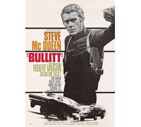 OMG Printing Bullitt Steve McQueen Poster | Movie Poster | A2-420mm x 594mm