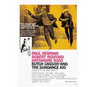 OMG Printing Butch Cassidy The Sundance Kid Robert Redford Paul Newman Poster | Movie Poster | A1-594mm x 841mm