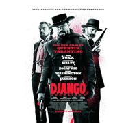 OMG Printing Django Unchained Quentin Tarantino Poster | Movie Poster | A1-594mm x 841mm