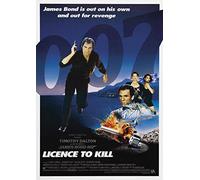 OMG Printing Licence To Kill James Bond 007 Timothy Dalton Poster/Print/Picture Satin Photo Paper - A3-297mm x 420mm