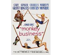 OMG Printing Marilyn Monroe Monkey Business Reproduction A3 Poster/Print Photo Paper