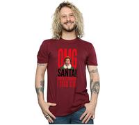 OMG Santa I Know Him T-Shirt Elf Burgundy XL