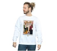 OMG Santa Photo Sweatshirt Elf White S