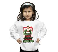 OMG Santa Sweatshirt Elf White 12-13 Years