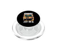 Omg Stop Talking Just Say 10-4 PopSockets PopGrip for MagSafe