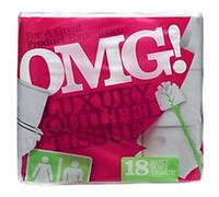 OMG Toilet Roll 2 Ply 1102077 18 Rolls of 200 Sheets
