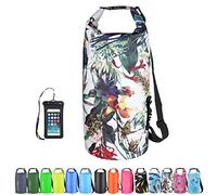 OMGear Waterproof Dry Bag Backpack Waterproof Phone Pouch 40L/30L/20L/10L/5L Floating Dry Sack for Kayaking Boating Sailing Canoeing Rafting Hiking Camping Outdoors Activities (camouflage1, 10L)