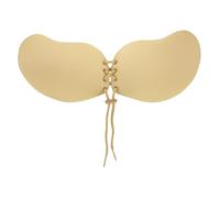 OMGREAT Invisible Adhesive Push Up Bra for Women, Sticky Bra Strapless Reusable Bra for Backless Dresses, Wedding, Party, Enhance Cleavage Lift Nude D(RHUK-LB20721016)