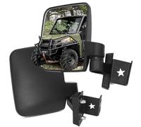 Omgro Side Mirrors for Polaris Ranger 570/500 /900 2013-2025, Excludes Round Roll Bars, Fits Pro-Fit Cab, Factory Cage Frame & Lock N Ride