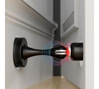 OmHome Magnetic Door Stopper. Heavy Duty Magnetic Door Catch with No Drill 3M Adhesive and Screws. No More Unexpected Door Slams. Practical & Rust Proof Magnetic Door Stop for Both Wall Floor Mounting