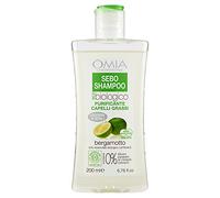 Omia Therapy Sebo Organic Organic Shampoo with Bergamot, Oily and Brittle Hair with Seborrheic Dermatitis, 200 ml