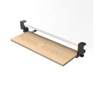 omic Lar Keyboard Tray 52/65/75x24cm Under Desk Slide-Out Der with C Clamp - Optimize Worpace Reduce Shoulder Stress Fits Most De