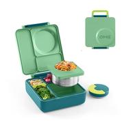 Omie B9099 OmieBox Kids Bento Lunch Box, Plastic, Meadow