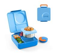 Omie Blue Sky OmieBox Kids Bento Lunch Box, Plastic