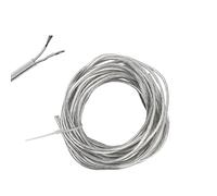 OMIGA 10 Meter Transparent Electric Cable Transparent Electrical Wire 0.75 mm² PVC Mains Electrical Cable for Installing Low-Power Household Appliances Extension Cables