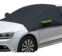 OMIGAO Extra Large Windshield Snow Ice Cover with Side Mirror Covers, Protects Windshield and Wipers from Weatherproof, Rain, Sun, Frost, Vehicles, Cars Trucks Vans and SUVs (94.5" x 65")