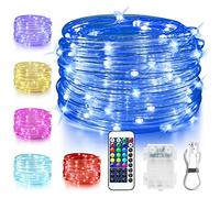 Omika Rope Lights with Battery Operated (16 Colors(33ft 100LEDS))