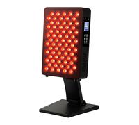 Omilora Red Light Therapy - 6 Wavelengths (600-850nm) Full Body Red Light Therapy, Touch Control & HD Display, 70 LEDs Ideal for Body, Face, Pain Relief, Anti-Aging & Recovery, 350W Black