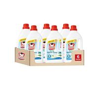 Omino Bianco - Liquid Washing Machine, 138 Washes, Respects Colours and Fabrics, Fresh Scent with White Musk Essence, 1160 ml x 6 Packs