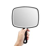 OMIRO Hand Mirror, Black Hand Mirror with Handle-Medium