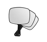 OMIRO Hand Mirror, Black Handheld Mirror with Handle, 6.3" W x 9.6" L, Pack of 3