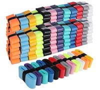 OMISTAR 120 PCS Tennis Racket Overgrips, 12 Colors Badminton Racket Overgrip Bulk, Soft Tennis Racket Grip Tape, Anti-Slip and Absorbent Grip Tape for Pickleball Racquets, Bike Handlebar, Fishing Rod
