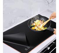 OMJMYY 78 x 52 Large Induction Hob Protector Mat Silicone Induction Hob Cover (Magnetic) Cooktop Scratch Protector Heat Resistant Anti Slip BPA Free for Induction Stove Multifunctional Silicone Mats