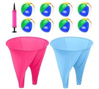 OMKSIH Granny Pants Yard Game 2Pcs Freaky Party Games Pants with 8 Bouncy Balls and 1 Air Pump Fun Multiplayer Party Giant Outdoor Game Backyard Party Field Day Reunion Games for Adults and Family