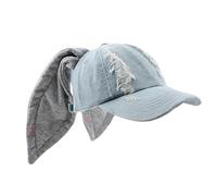 OMLAMP Y2k Hats New Jeans Bunny Ears Hat Kpop Outfits for Women Woman's Baseball Cap Hip-hop Beanies Grunge Girl Caps, No Graffiti, One Size