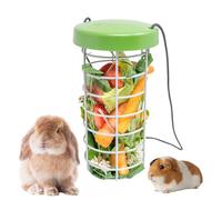 Omlet Caddi Rabbit Treat Holder | Strong and Durable Hay Rack for Small Animals | Interactive Toy | Attaches Easily to Any Rabbit Run | Durable Welded Steel Food Dispenser
