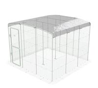 Omlet Clear Chicken Run Cover | Durable Weatherproof Cover for Poultry Runs | Full Protection from Rain, Wind & Snow | UV Resistant Coating | Includes Bungees | 3x3