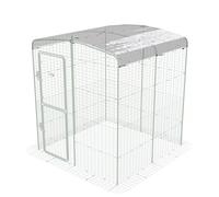Omlet Clear Chicken Run Cover | Durable Weatherproof Cover for Poultry Runs | Full Protection from Rain, Wind & Snow | UV Resistant Coating | Includes Bungees | 2x2