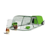 Omlet Eglu Go Chicken Coop | Compact Starter or Broody Coop | Ideal for up to 3 Large Hens or 4 Bantams | Easy to Clean Plastic Poultry Tractor | Coop with 2m Run and Wheels
