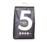 Omlet Premium Paper Cat Litter | Non-Clumping & Perfect for Kittens | Biodegradable and Lightweight Cat Litter Option | Excellent Odour Control and High Absorbency | No. 5 - Paper | 10L