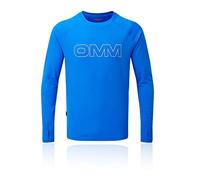 OMM Bearing Tee L/S Blue Chest Logo L