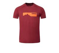 OMM Bearing Tee S/S Dark Red Mountain L