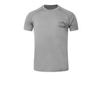 OMM Bearing Tee S/S Grey Square Chest Logo L